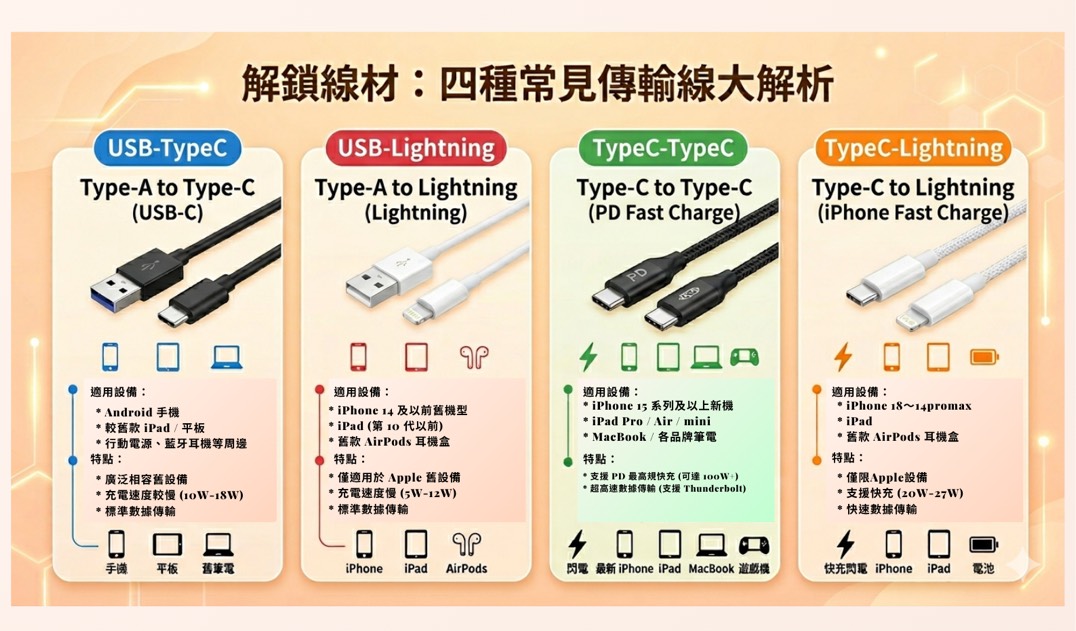 解鎖線材：四種常見傳輸線大解析